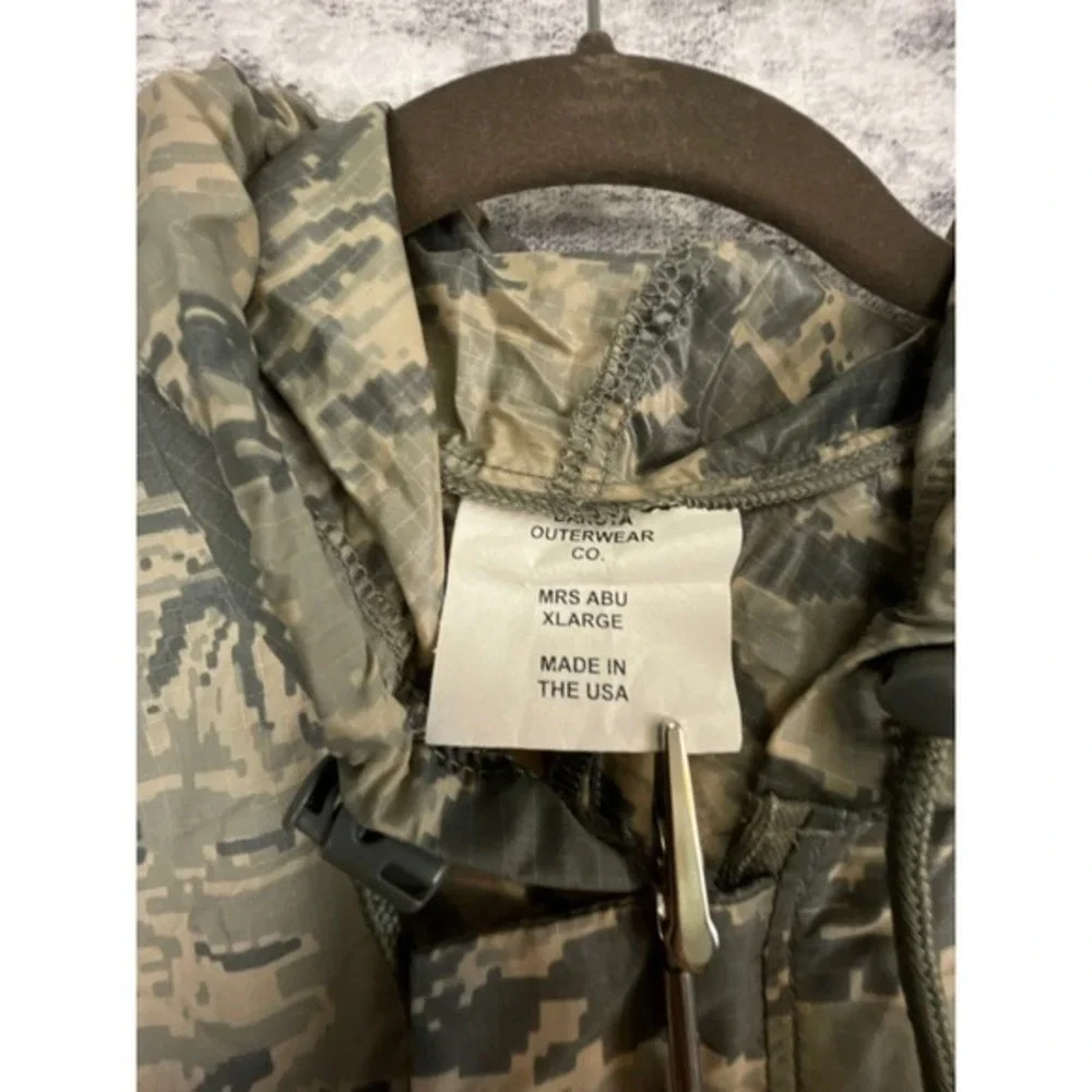 Dakota Outerwear Co Mens XL Camo Jacket Military Air‎ Force ABUTop Layer